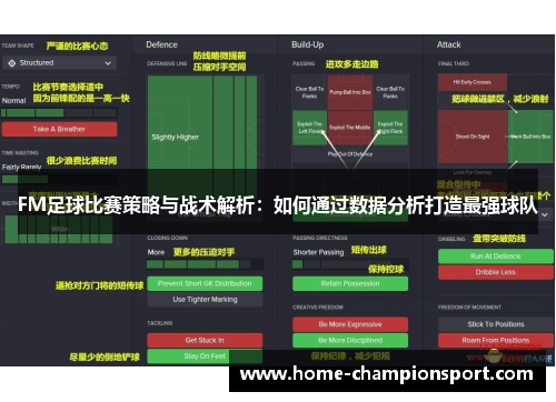 FM足球比赛策略与战术解析：如何通过数据分析打造最强球队